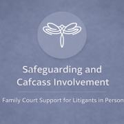 Safeguarding and Cafcass involvement in family court proceedings for litigants in person