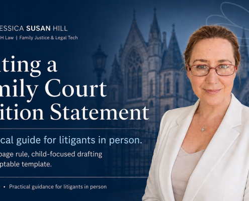 JSH Law guide to writing a family court position statement, including child-focused drafting and practical guidance for litigants in person