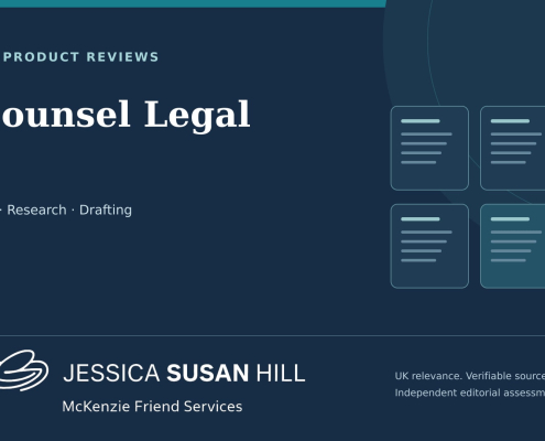 JSH Law cover for CoCounsel Legal, with document illustrations and Jessica Susan Hill’s dragonfly logo.