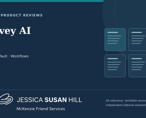 JSH Law cover for Harvey AI, with document illustrations and Jessica Susan Hill’s dragonfly logo.