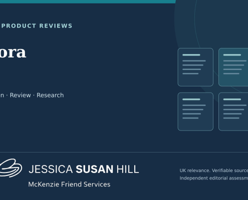 JSH Law cover for Legora, with document illustrations and Jessica Susan Hill’s dragonfly logo.